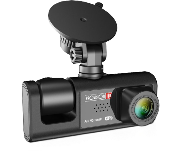 מצלמת רכב דו כיוונית PROVISION T2 Dual FHD WIFI CAMERA